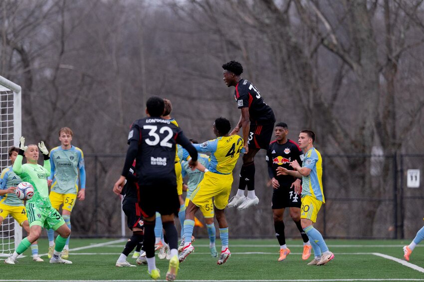 Union II goalkeeper George Marks made big saves and scored the winning PK over Red Bulls II